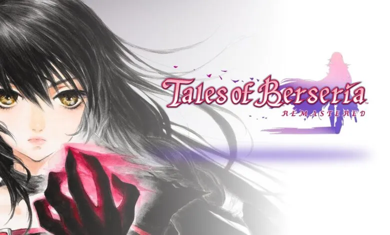 Tales of Berseria Remastered cover art featuring a determined anime-style character.