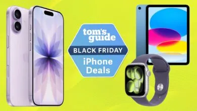Black Friday deals on iPhone, iPad, and Apple Watch with Tom's Guide logo.