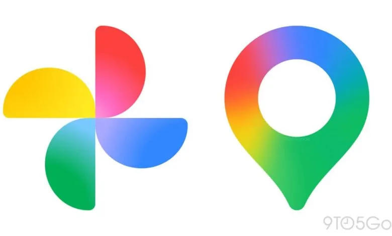 Google Photos and Google Maps new gradient icons