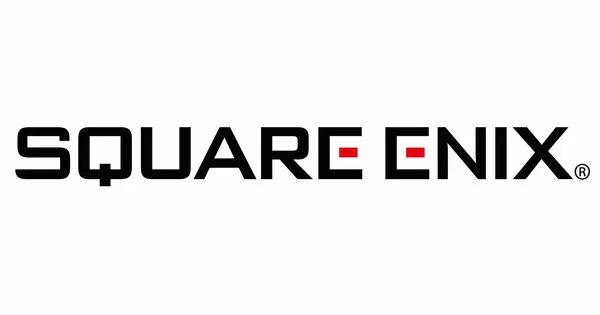 The Square Enix logo in black text with a red square inside the 'E' characters.
