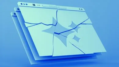 Broken browser windows stacked, symbolizing software issues or crashes.