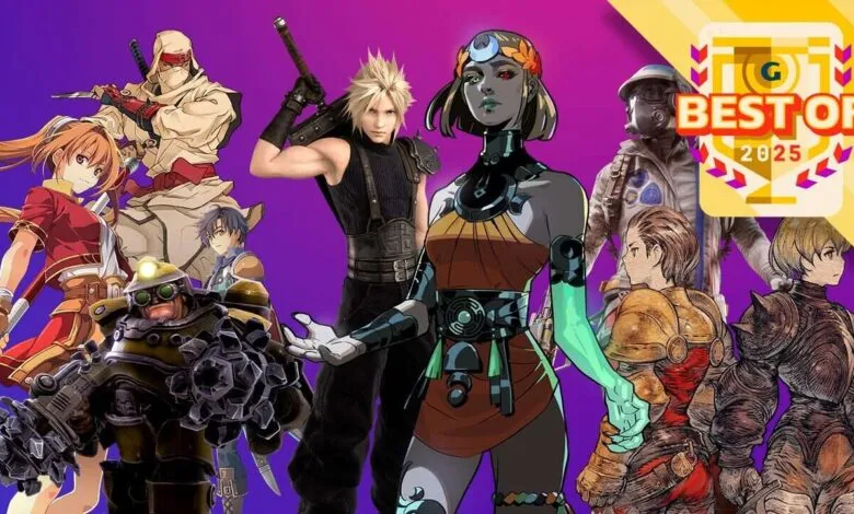 Collage of video game characters with 'Best of 2025' award logo.