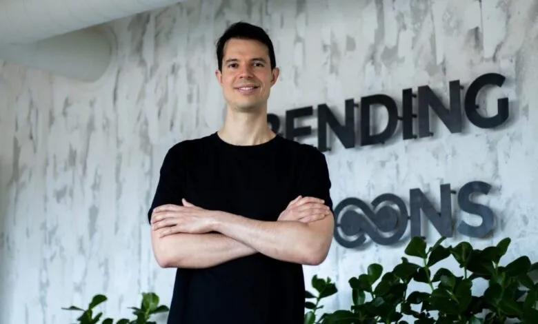 Luca Ferrari, Bending Spoons CEO, stands with arms crossed.