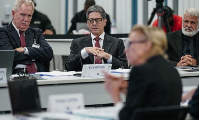 CDC advisory committee meeting with attendees at tables.