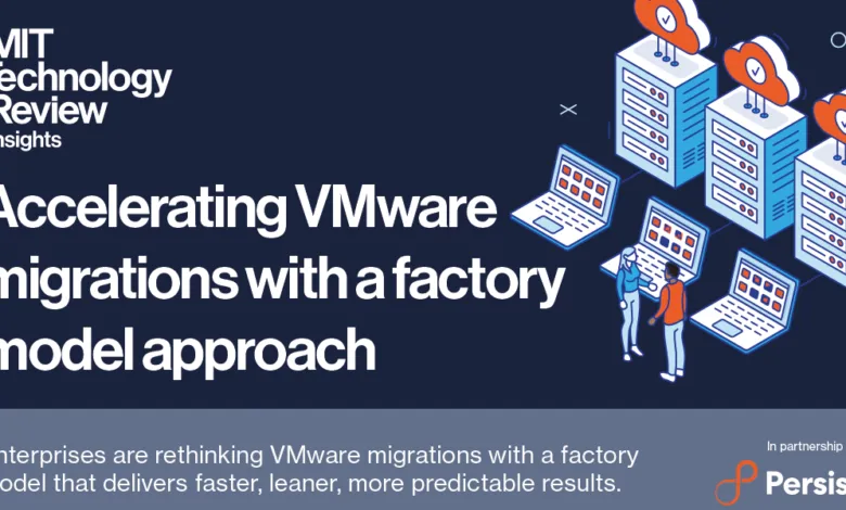 MIT Technology Review Insights: Accelerating VMware migrations with factory model approach.