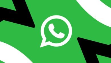 WhatsApp logo in white on a green background with black and white accents.