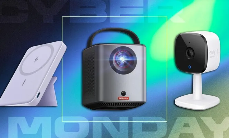Anker Cyber Monday deals: wireless charger, projector, and security camera.