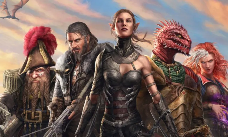 Divinity: Original Sin 2 characters stand together, ready for adventure.