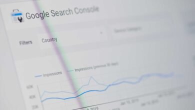 Google Search Console interface showing website impressions graph.
