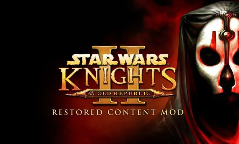 Star Wars Knights of the Old Republic II Restored Content Mod cover art.