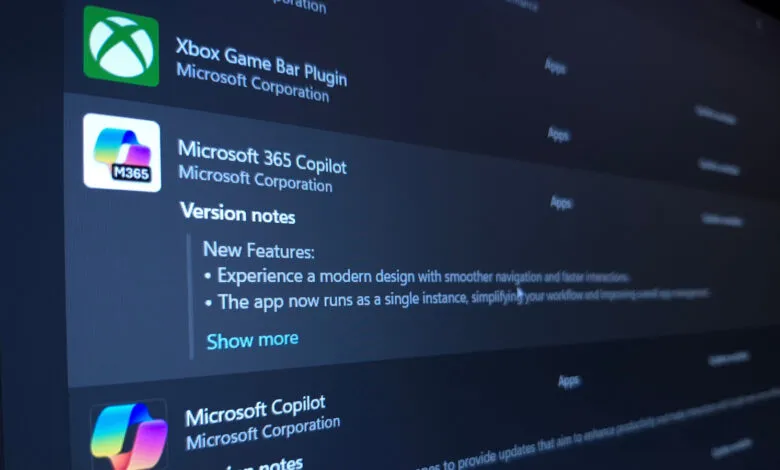 Microsoft app updates: Xbox Game Bar, Microsoft 365 Copilot, Copilot.