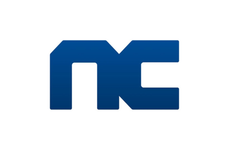 NCSoft logo in blue against a white background.