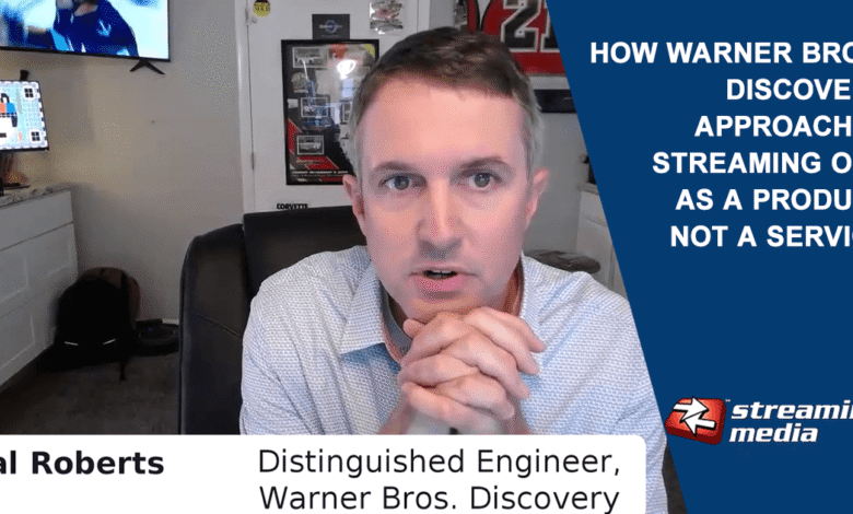 Neal Roberts of Warner Bros. Discovery discussing streaming operations.