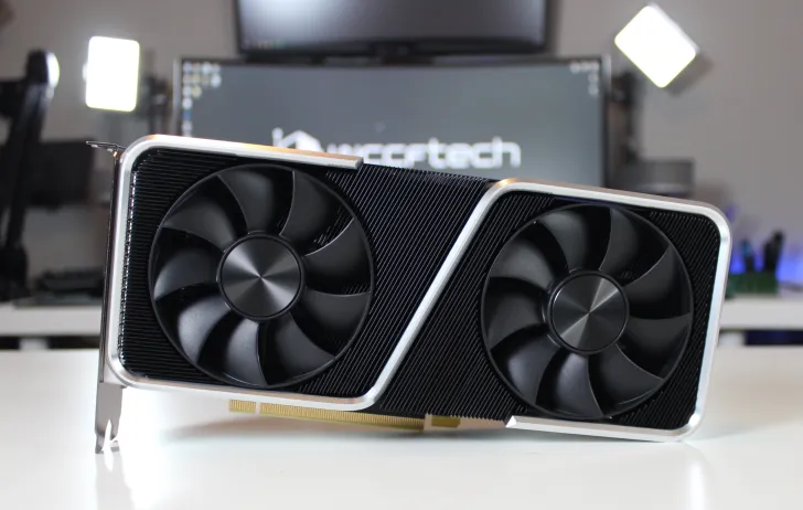 NVIDIA GeForce RTX 3060 graphics card with dual fans.