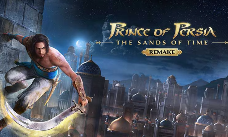 Prince of Persia: The Sands of Time Remake cover art featuring the Prince.