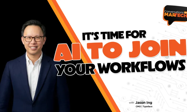 Jason Ing, CMO of Typeface, discusses AI in workflows.