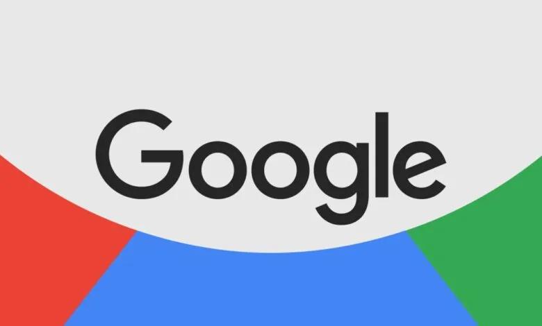 The Google logo in black with red, blue, and green color accents.