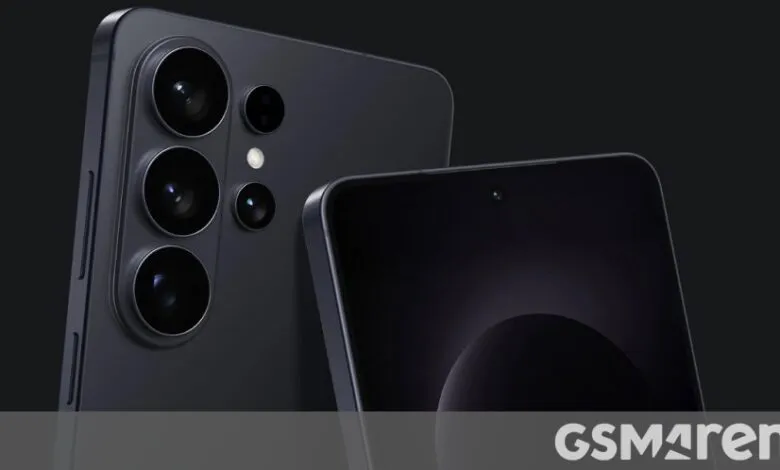 Close-up of a sleek, dark gray smartphone with a prominent camera array.