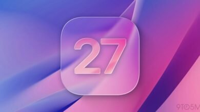 iOS app icon with number 27 on a purple and pink gradient background.