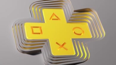 PlayStation Plus Premium logo with layered 3D effect.