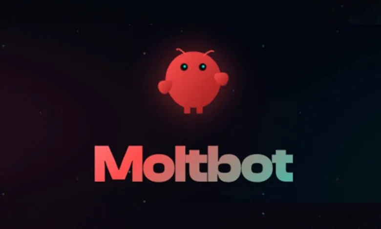 Moltbot logo with a red robot character and the company name.