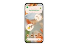 Smartphone screen showing Uber Eats delivery status and weather widget.