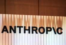 The word 'ANTHROPIC' in black letters on a textured white background.