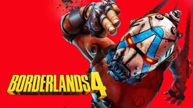 Borderlands 4 promotional art featuring a menacing robotic figure.
