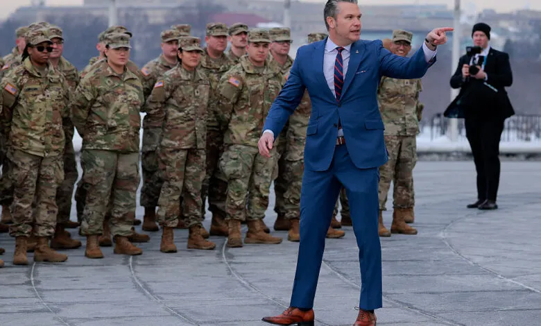 Pete Hegseth addresses National Guard troops in Washington D.C.