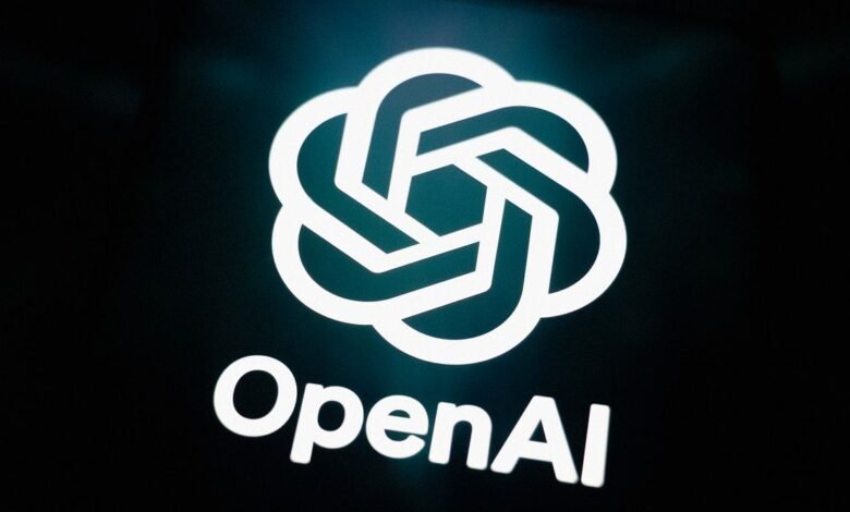 OpenAI logo: stylized knot above the company name.