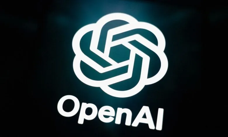 OpenAI logo: stylized knot above the company name.