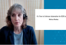 Melissa Mackey presents on B2B lead generation automation via webinar.