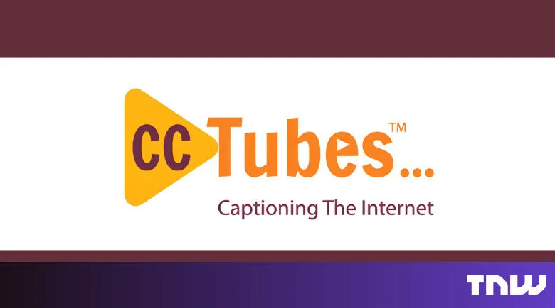 CC Tubes logo: yellow play button, orange text, captioning the internet.