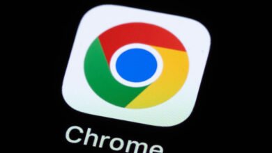 Google Chrome app icon on a smartphone screen.