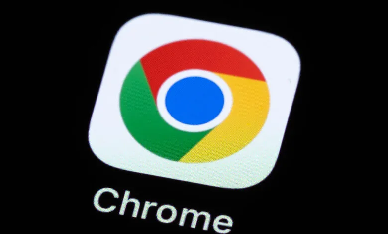 Google Chrome app icon on a smartphone screen.