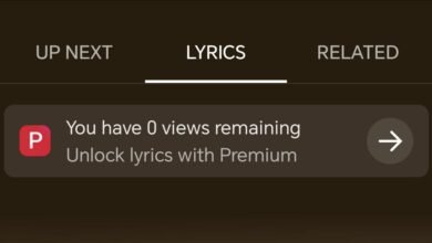 YouTube Music Locks Lyrics Behind Paywall