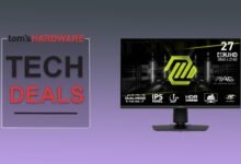 MSI 27-inch 4K UHD gaming monitor on sale, tech deals from Tom's Hardware.