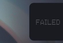 Dark gray square with 'FAILED' in dot matrix style on a blurred background.