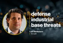 Luke McNamara of Google discusses defense industrial base threats.