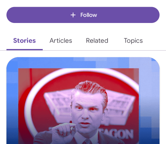 Screenshot of an article about Pentagon reviewing ties with Anthropic over AI guardrails.