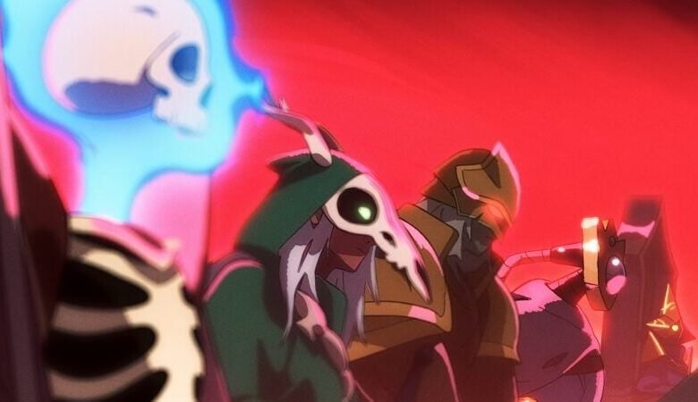 Slay the Spire 2 characters stand against a red backdrop.