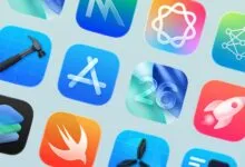 Collection of colorful app icons for Apple software development tools.