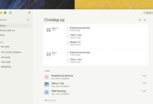 Screenshot of a calendar and task management application interface.