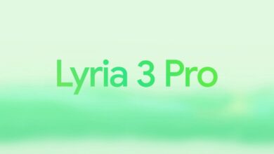 Lyria 3 Pro text in green on a light green gradient background.