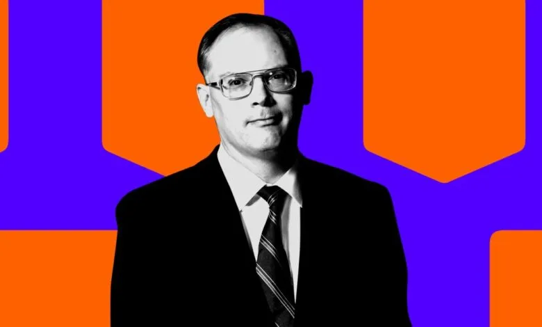 Tim Sweeney, CEO of Epic Games, in a stylized portrait.