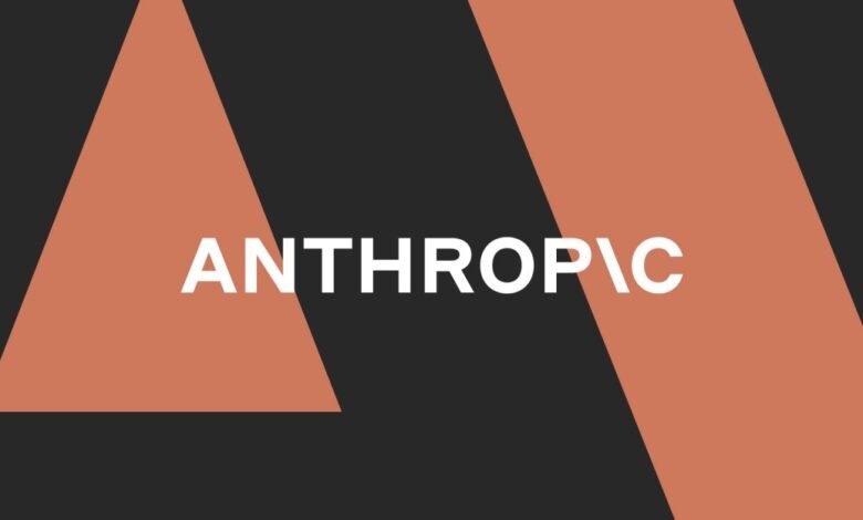 Anthropic logo with stylized 'A' and company name in white text.