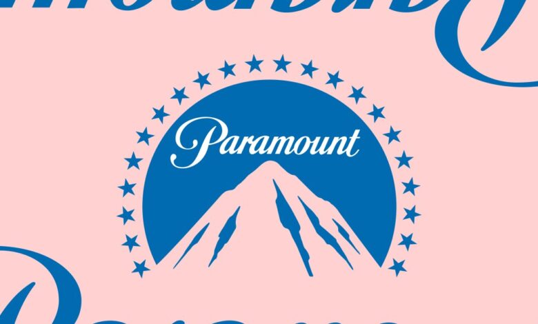 Paramount Pictures logo featuring a mountain and stars.