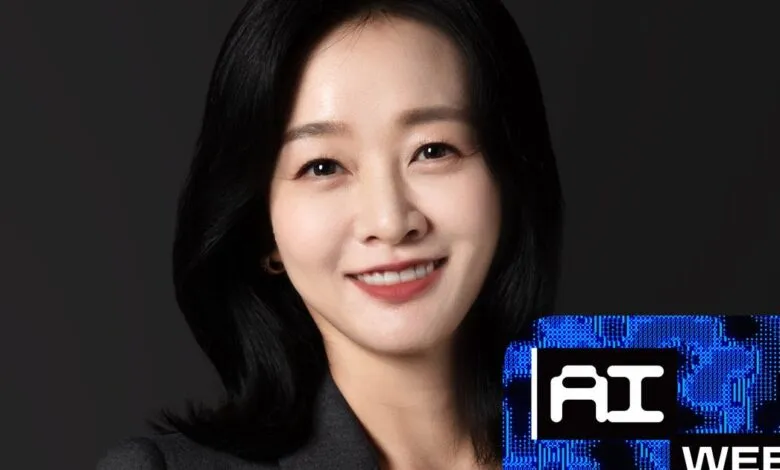 Portrait of Songyee Yoon, smiling against a dark background with 'AI Week' logo.