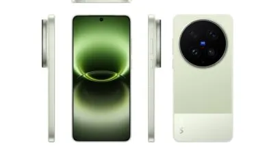 Vivo X300 Ultra smartphone in light green, showing front, side, and back views.