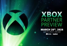 Xbox Partner Preview announcement with green logo and event details.